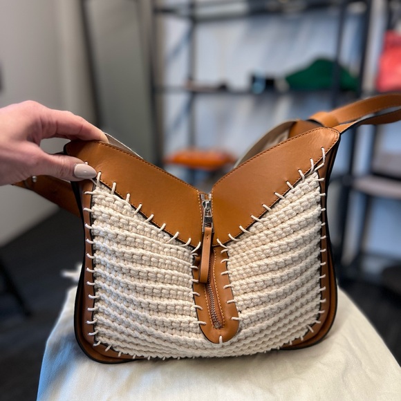 Loewe Hammock Crochet and Leather Handbag - BRAND NEW! - Picture 6 of 7